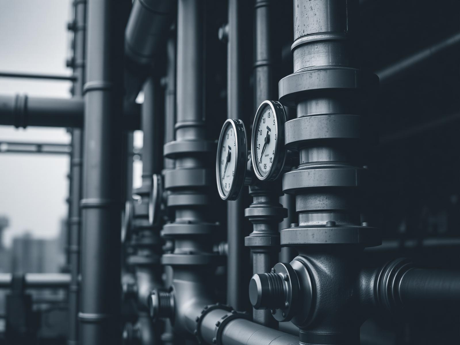 Tuberías industriales y válvulas